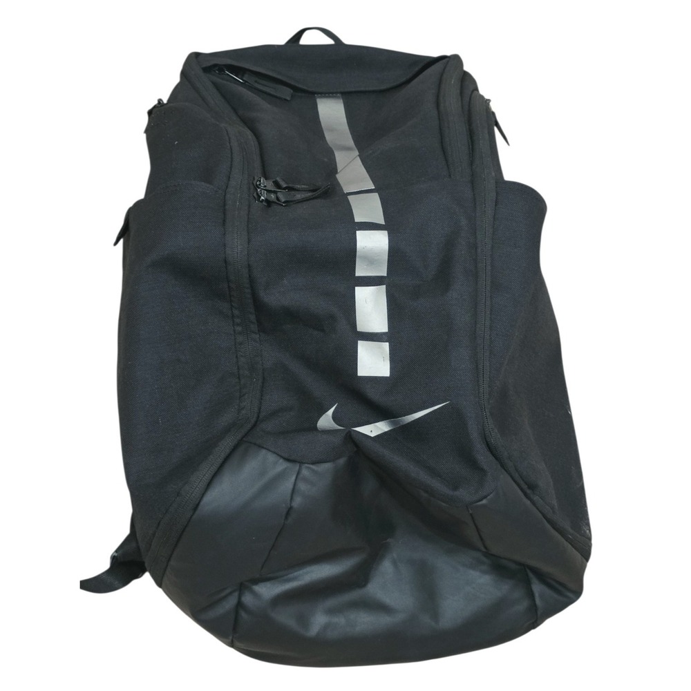 Nike Elite Basketball Backpack Black Reflective Large Hoops Sports Travel Bag